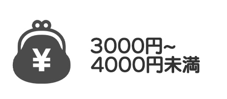 3000円~4000円未満