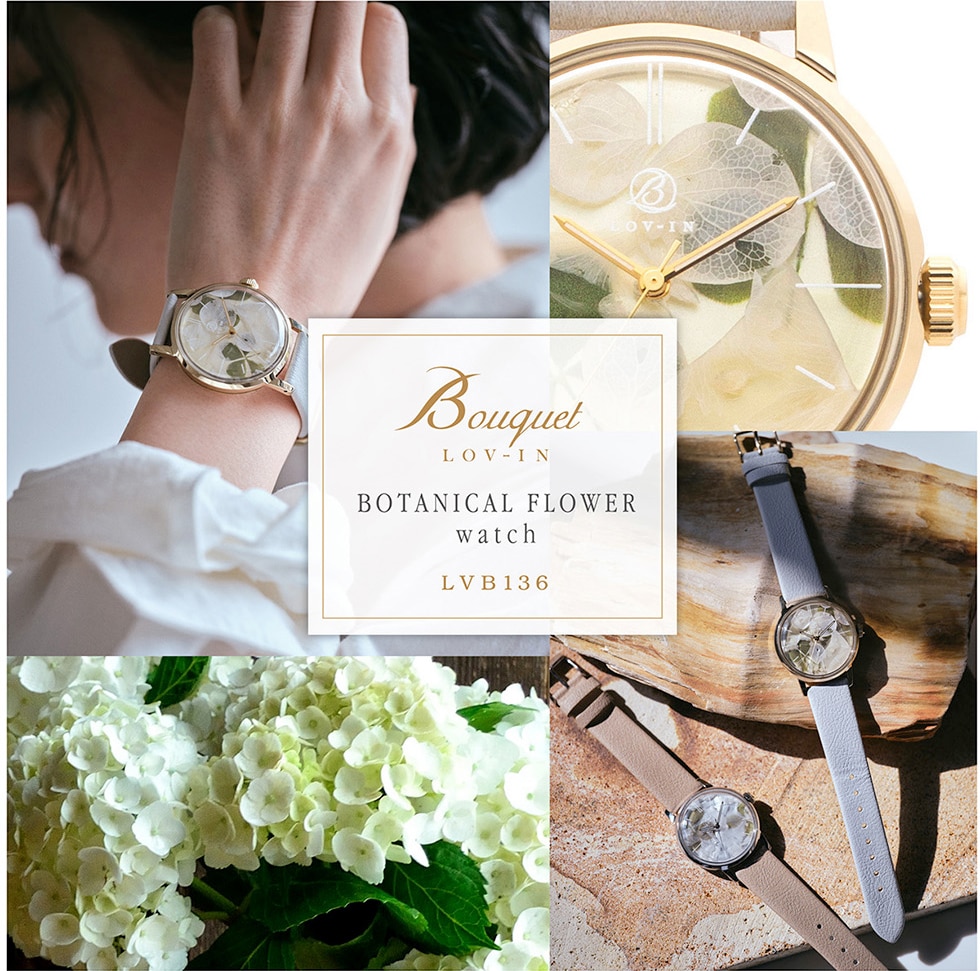 Bouquet LOV-IN｜BOTANICAL FLOWER watch LVB136｜郵便局のネットショップ