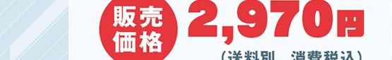 �̔����i 2,970�~(�����ʁA����ō�)